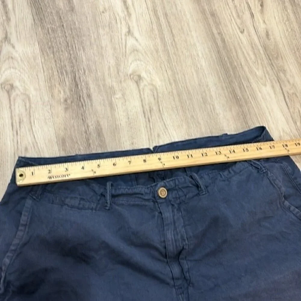 Polo Ralph Lauren dark blue  linen blend shorts size 36 men